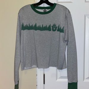 smoky the bear crop T-shirt